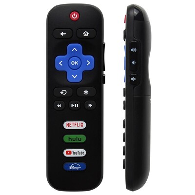 RC280A Csere távirányító csak Roku TV-hez TCL Roku/Hisense Roku/Onn Roku/Philips Roku TV-khez (nem bothoz és dobozhoz)