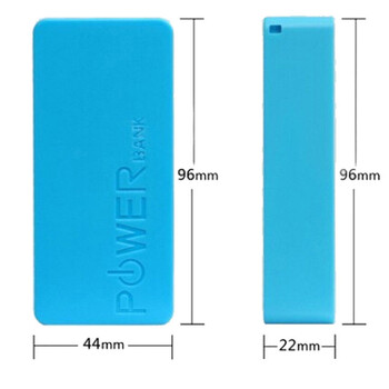 1/2 Υποδοχές 18650 Θήκη Power Bank Θήκη 5V 1A USB φόρτισης μπαταρίας Mini Kit Storage Κουτί DIY για έξυπνο τηλέφωνο MP3 Ηλεκτρονική φόρτιση