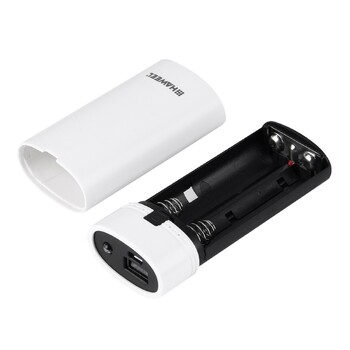 HAWEEL DIY 2x 18650 Battery (Δεν Περιλαμβάνεται) 5600mAh Power Bank Shell Box με έξοδο USB & ένδειξη