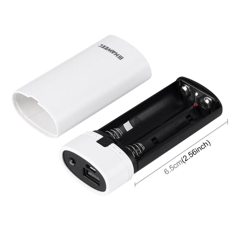 HAWEEL DIY 2x 18650 baterija (nije uključena) 5600mAh Power Bank Shell Box s USB izlazom i indikatorom