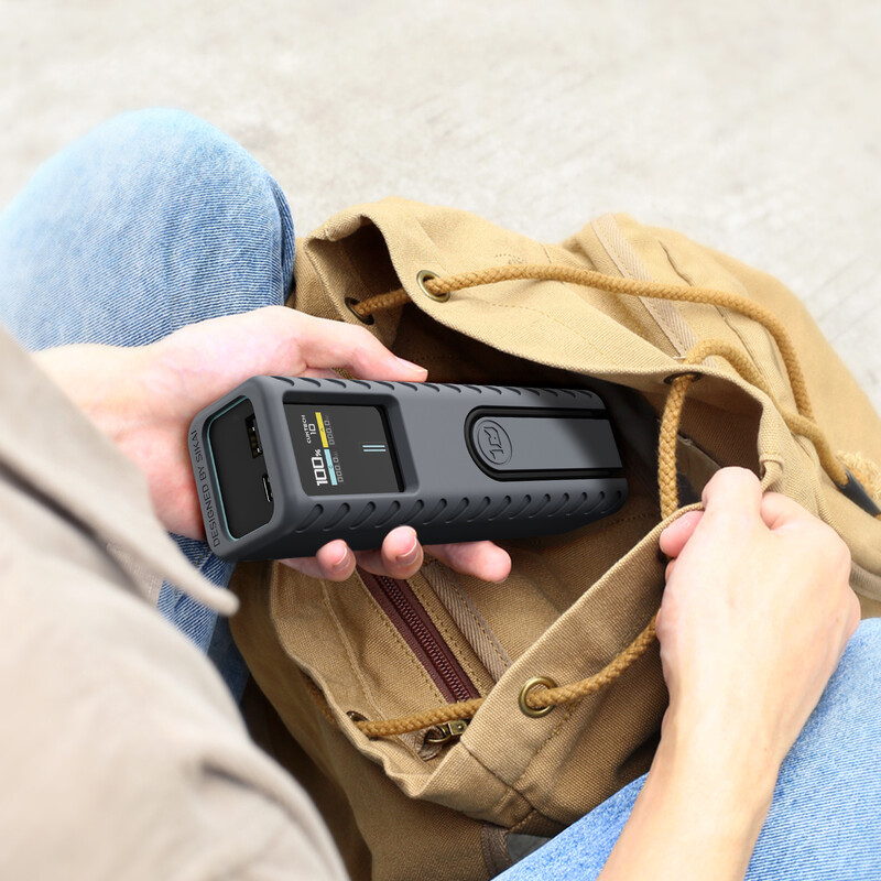 Silikonska torbica za CUKTECH No.10 Power Bank Brzi punjač Anti-Lost Sim Card Eject Pin Needle Torbica za pohranu USB C kabela Organizator