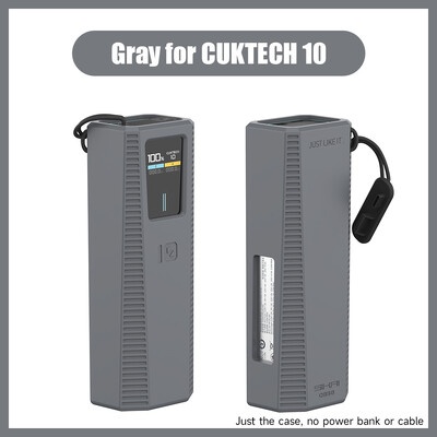 Silikonska torbica otporna na udarce za CUKTECH No.10 Power Bank 10000mAh Zaštitna torbica Power Bank otporna na prašinu za CUKTECH No.10