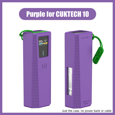 Silikonska torbica otporna na udarce za CUKTECH No.10 Power Bank 10000mAh Zaštitna torbica Power Bank otporna na prašinu za CUKTECH No.10