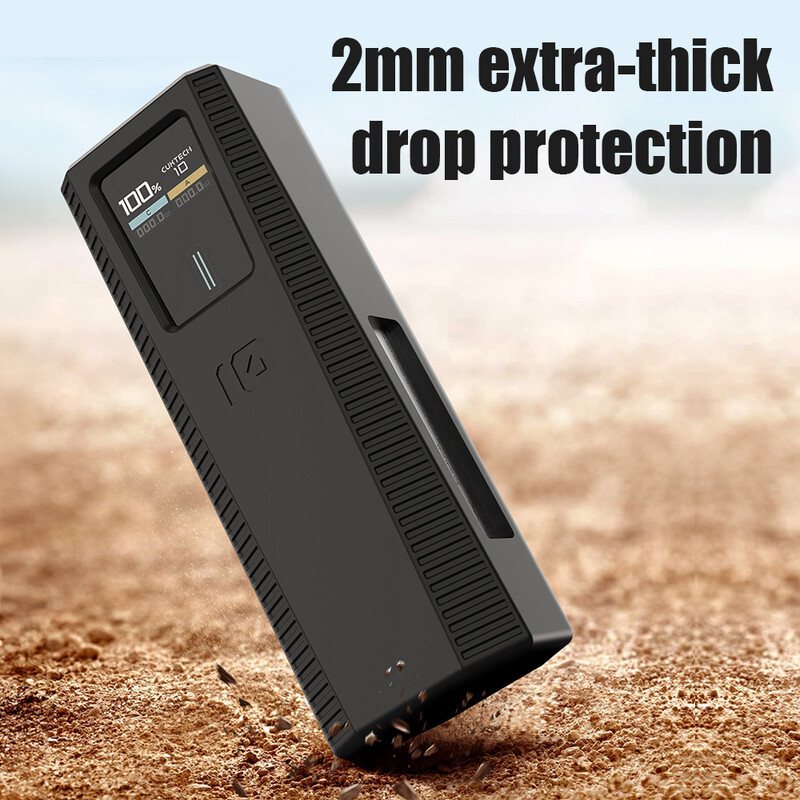 Silikonska torbica otporna na udarce za CUKTECH No.10 Power Bank 10000mAh Zaštitna torbica Power Bank otporna na prašinu za CUKTECH No.10