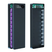 PD DIY Power Bank torbica 10*18650 Kutija punjača za baterije QC Quick 18650 Držač baterije Dual Usb Kutija punjača za mobilni telefon Bez baterije