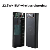 21700 Фенерче Батерия Зарядно устройство Кутия Power Bank Държач Направи си сам Shell Case Dual USB 8x21700 Battery Shell Storage Organize