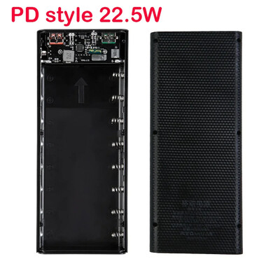 21700 Фенерче Батерия Зарядно устройство Кутия Power Bank Държач Направи си сам Shell Case Dual USB 8x21700 Battery Shell Storage Organize