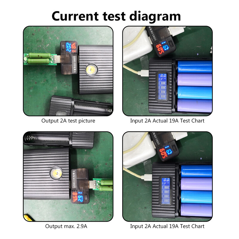 DIY 18650 punjač Power Box LCD digitalni zaslon Prijenosni kutije Power Bank za brzo punjenje Dvostruki USB izlaz za punjivu bateriju