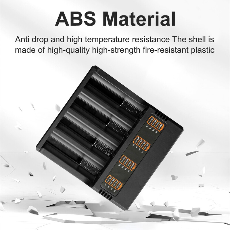 18650 punjač baterija za 18350 26650 16340 14500 18500 1/2/4 utora 18650 držač litijske baterije univerzalni USB pametni punjač