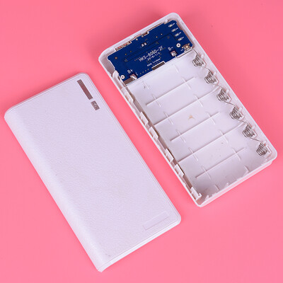 20000mAh двоен usb power bank калъф комплект 6X 18650 зарядно за батерии Направи си кутия за телефон