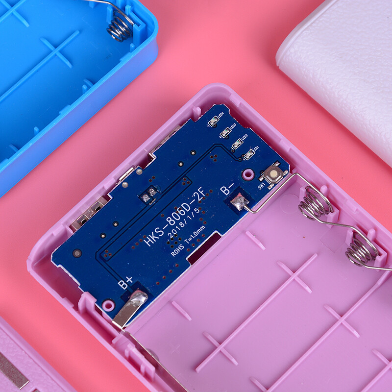 20000mAh двоен usb power bank калъф комплект 6X 18650 зарядно за батерии Направи си кутия за телефон