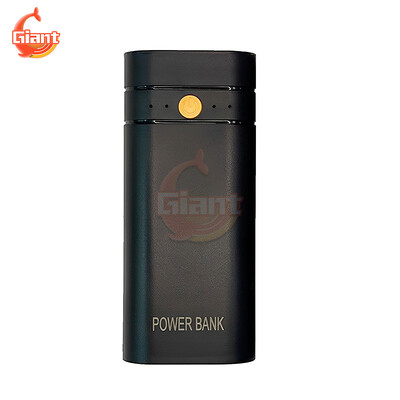 2X 18650 akumuliatoriaus įkroviklio dėklas USB maitinimo bloko dėklo rinkinys „pasidaryk pats“ greito įkrovimo maitinimo bloko korpuso dėklo dėžutė Nešiojama įkrovimo laikymo dėžutė