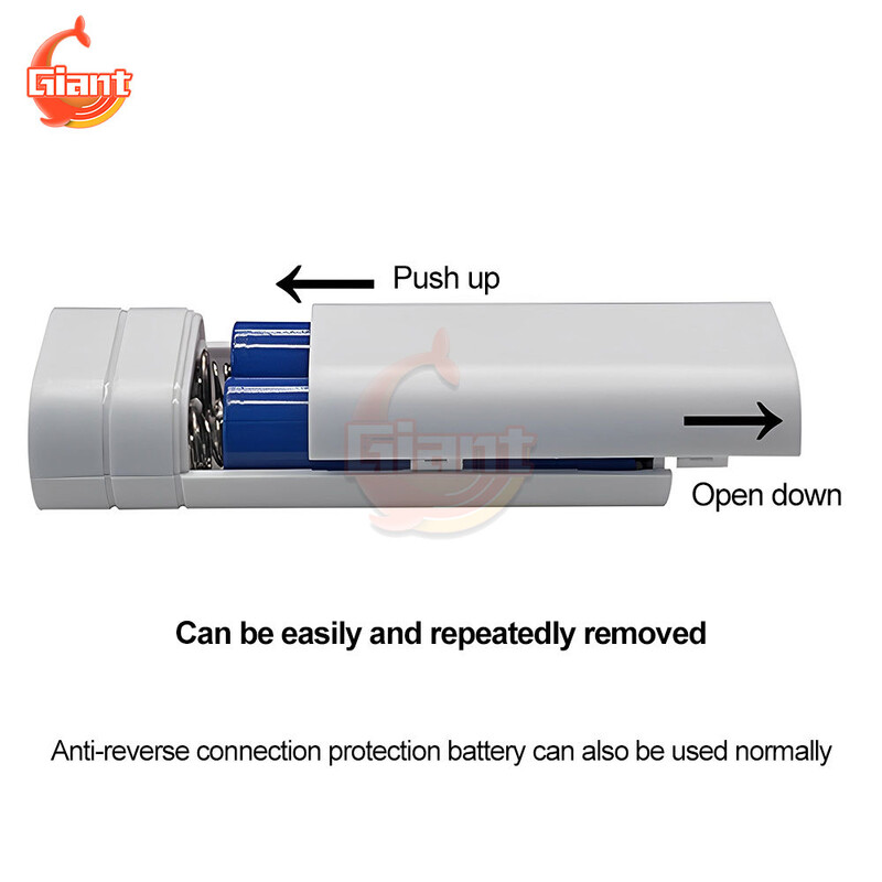 2X 18650 akumuliatoriaus įkroviklio dėklas USB maitinimo bloko dėklo rinkinys „pasidaryk pats“ greito įkrovimo maitinimo bloko korpuso dėklo dėžutė Nešiojama įkrovimo laikymo dėžutė