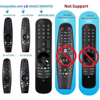 Αντικατάσταση για LG Magic Remote Control MR-20GA AKB75855501 με λειτουργία Pointer Voice για χειριστήριο LG Smart TV Rx WX Series