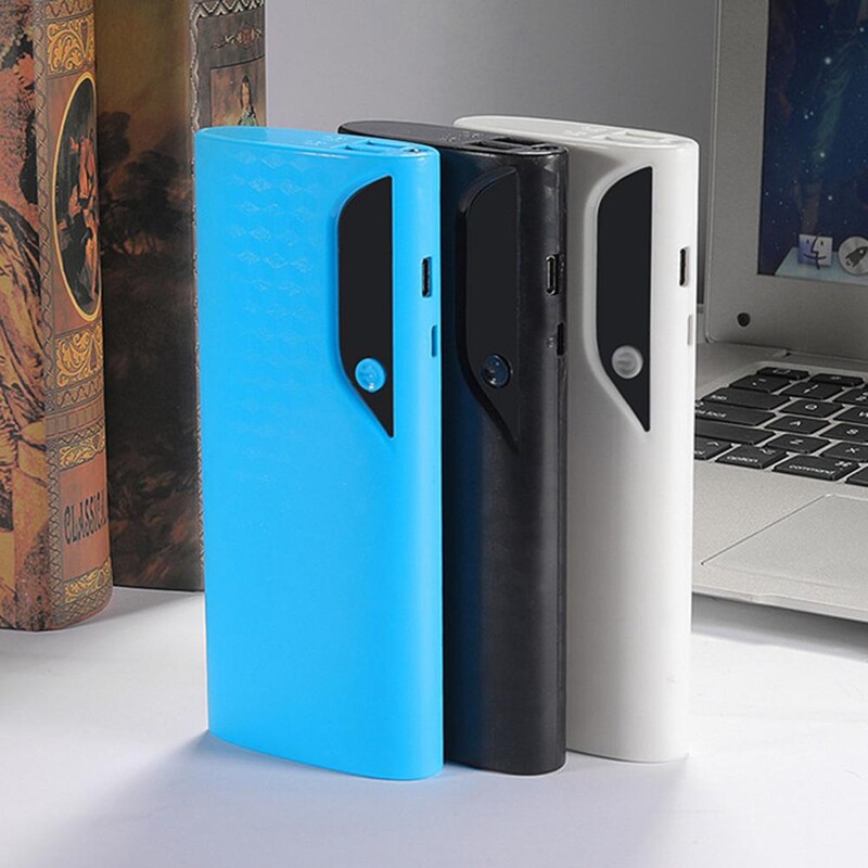 „Power Bank“ dėklas Naudingas LED skaitmeninis ekranas Telefonas „Power Bank“ 5 sekcijų 18650 telefono „Power Bank Shell“ namų tiekimas