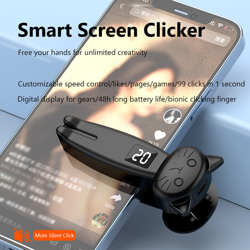 Okretač stranica na daljinskom upravljaču, Bluetooth-kompatibilan 5.3 zatvarač kamere, automatski kliker, uređaj za dodirivanje zaslona telefona za Kindle Paperwhite