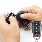 Juhtmeta RF 433mhz kaugjuhtimispuldi koodi kopeerimise garaažiukse värava paljundusaparaat 433 MHz võtmepuldi avaja