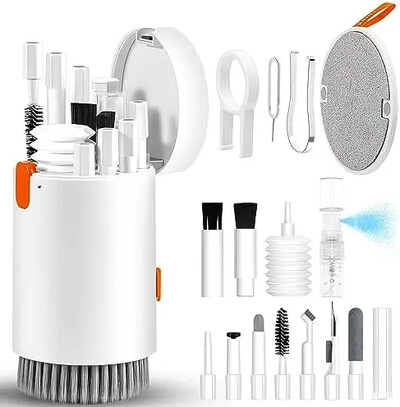 20 in 1/8 in 1 Cleaner Kit Skaitmeninių fotoaparatų ausinės Mobiliojo telefono valymo įrankis Nešiojamojo kompiuterio klaviatūros švarus rašiklio rinkinys Clean Brush Puller