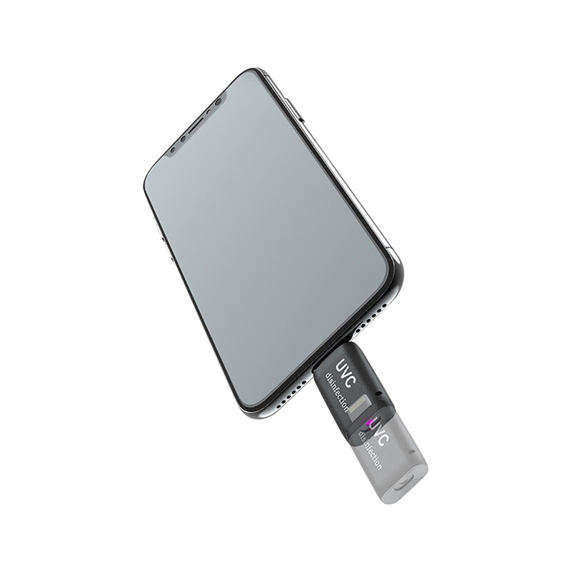 Mini Light Sanitizer, skirtas Android Type-C/Micro C mobiliųjų telefonų adapteriui UVC šviesos USB nešiojamas UV dezinfekcijos lempos C sterilizatorius