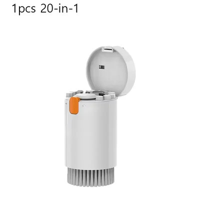 20-ühes multifunktsionaalne arvutipuhastuskomplekt Kaasaskantav puhastuspliiats Mobiiltelefoni ekraani puhastustööriist Klahvikorgi tõmbamiskomplekt