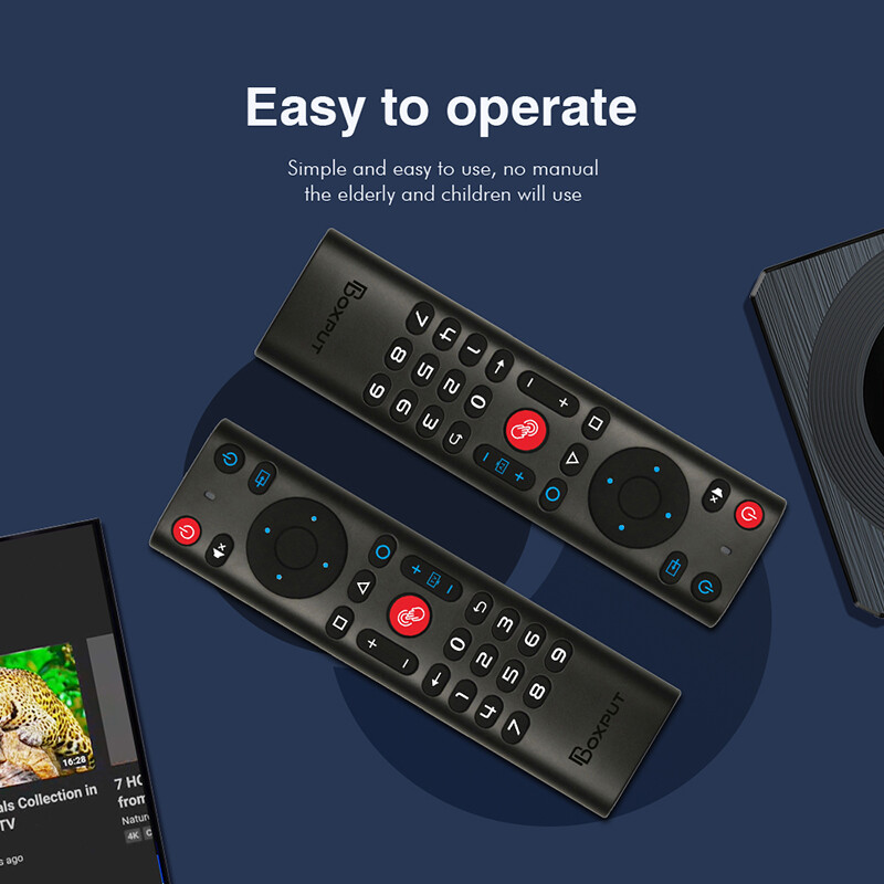 BPR3S PLUS BT Air Mouse Гласова функция IR обучаващ телевизор 2.4G безжично дистанционно управление с жироскоп за Android TV Box/PC