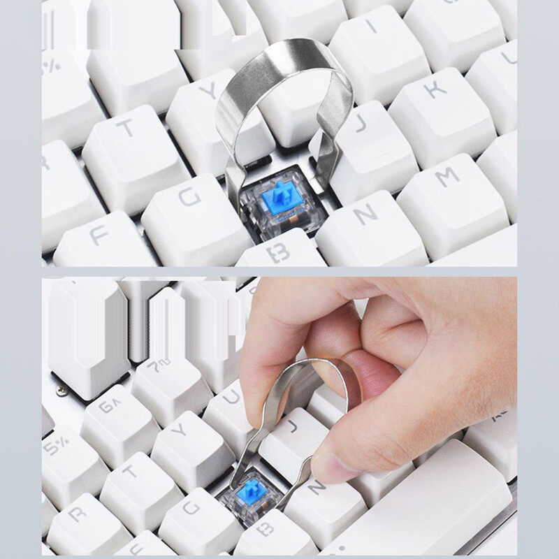 Mehaaniline klaviatuuri klahvikorgi tõmbaja Vahetage puhastustööriist Võtmevõlli eemaldaja Pintsetid Õhku puhuv klaviatuuri nupu väljatõmbeseade