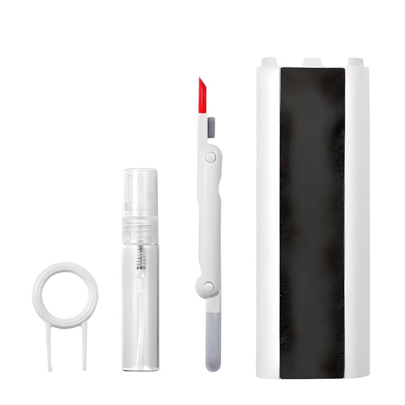 7-ühes mobiiltelefoni puhastusharja komplekt Kõrvaklappide puhastuspliiats peakomplekti jaoks iPad iPhone Arvutipuhastustööriistad Klahvikorgi tõmmitsa komplekt