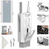 8IN1 mobiiltelefoni puhastuskomplekt Multifunktsionaalne puhastustööriist sülearvutite klaviatuuride jaoks mõeldud elektrooniliste seadmete jaoks, õhupulgade kaamerapuhastusvahend