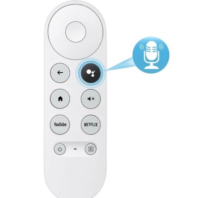 G9N9N Zamjenski glasovni daljinski upravljač Kompatibilan s Google Chromecast 4K Snow Smart TV Streaming Stick Remote G9N9N