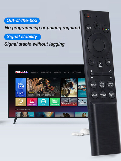 Univerzalni IR daljinski upravljač za Samsung Smart tv, zamjena daljinskog za Samsung HDTV 4k uhd zakrivljeni QLED i više televizora, s Netf-om