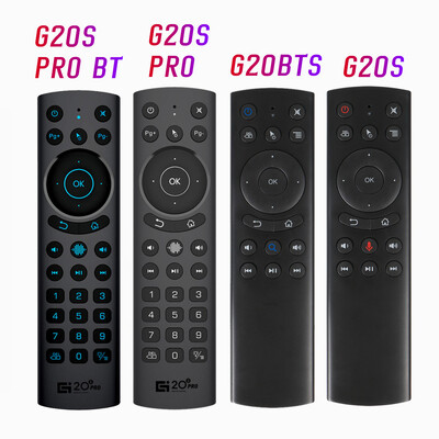 G20 BTS Plus Smart Voice Remote Control 2.4G Wireless Backlit BT5.0 Air Mouse Gyroscope IR Learning for Android TV Box G20S PRO