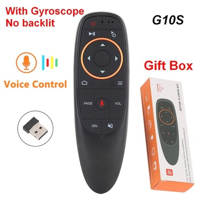 G10S Air Mouse glasovni daljinski upravljač 2.4G bežični žiroskop IR učenje za H96 MAX X88 PRO Android TV Box HK1