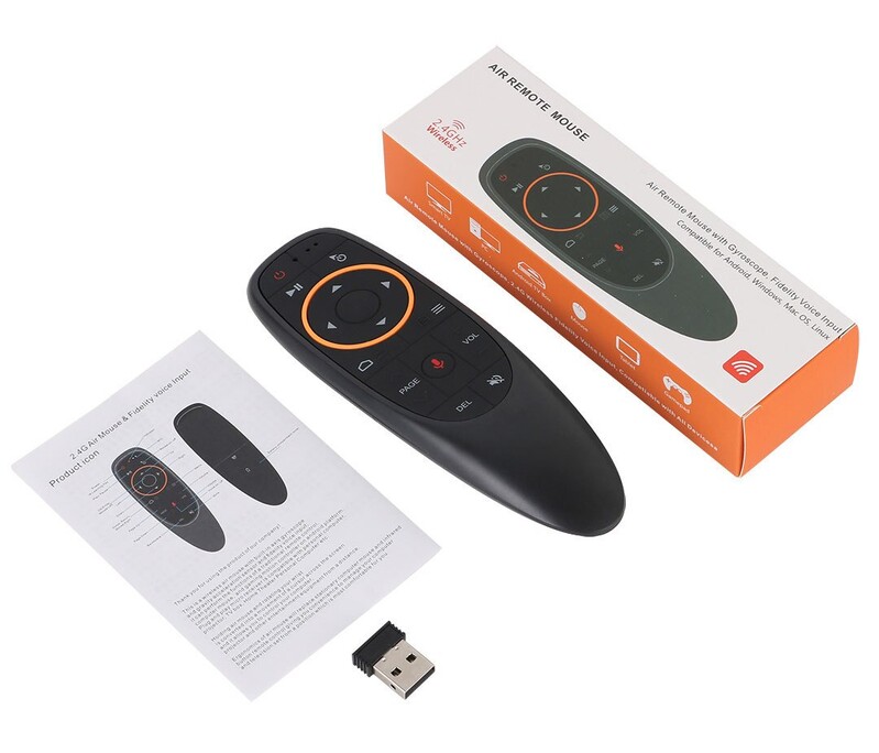 G10S Air Mouse glasovni daljinski upravljač 2.4G bežični žiroskop IR učenje za H96 MAX X88 PRO Android TV Box HK1