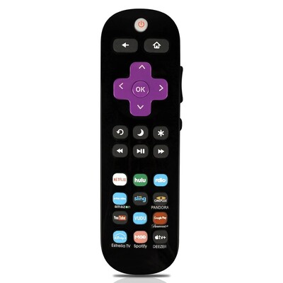 RC290 távirányító Roku TV-hez, STB-hez és TV 2-in-1-hez, 12 csatornával, Onn, TCL, Insignia, Hisense, Sharp számára