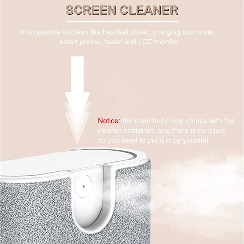 Viis-ühes puhastuskomplekt Sülearvuti ekraanipuhastuskomplekt Multifunktsionaalne juhtmevabade kõrvaklappide puhastustööriist Lphone laadimispordi jaoks