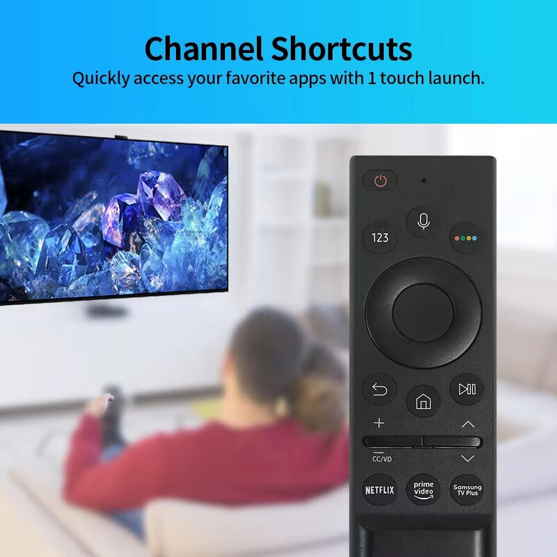 BN59-01363A s glasovnim daljinskim upravljačem za Samsung Smart TV NEO QLED/QLED seriju kompatibilnu s QN43LS03AAFXZA QN55LS03AAFXZA