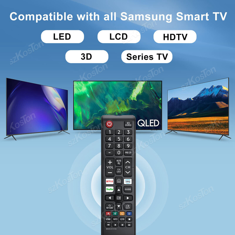 Univerzalni daljinski za sve Samsung TV daljinski upravljač, zamjena kompatibilan za sve Samsung Smart TV LED, LCD, HDTV 3D serije BN59-01315A
