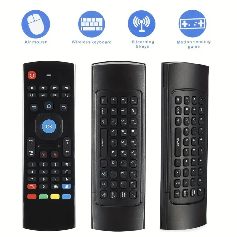 Air Mouse bežična mini tipkovnica Daljinski upravljač MX3 2.4GHz IR daljinski upravljač za učenje za PC Android TV Box Smart TV
