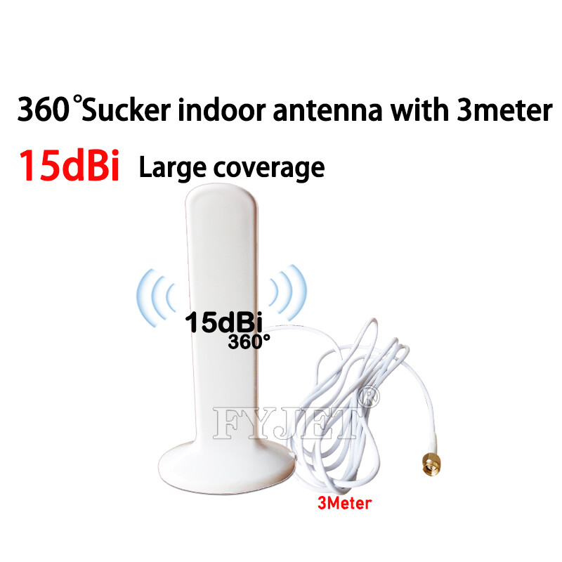 Patobulinta vidaus antena 360 mobiliajam telefonui, signalo suderinimas, stiprinimas 15 dbi, dažnis 698–2700 MHz
