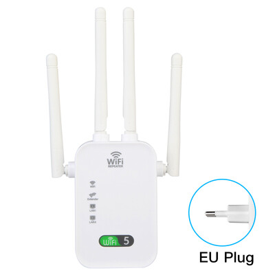 1200Mbps belaidis WiFi kartotuvas 2.4G/5G dviejų juostų signalo plėstuvas stiprintuvas WiFi 5 stiprintuvas tinklo ilgo nuotolio signalo WiFi maršrutizatorius