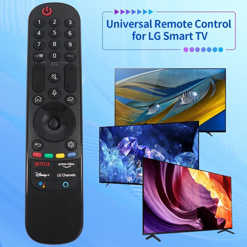 AN-MR21GA pakaitinis balso nuotolinio valdymo pultas, skirtas LG Smart TV OLED65C1PUB 65 C1 serijos 4K Smart OLED televizoriui (2021 m.) su „Netflix Prime V“