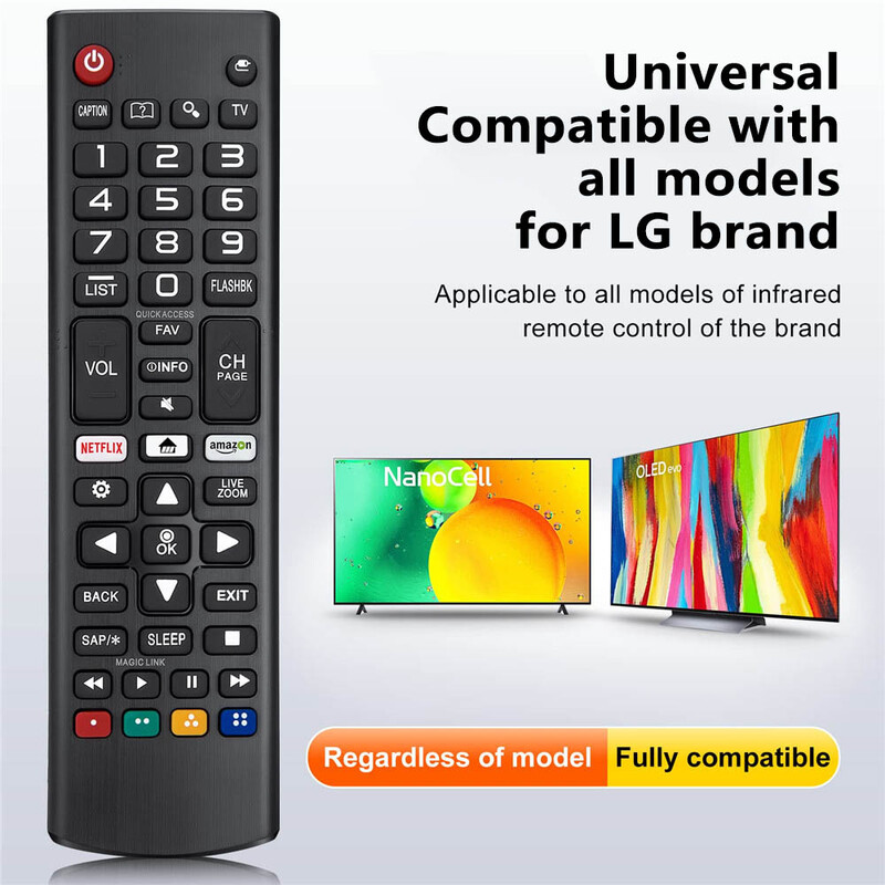 AKB75095307 Univerzalni daljinski upravljač kompatibilan za LG Smart TV LED OLED LCD UHD HDTV Plasma Magic Webos 3D 4K UHD HDR NanoCell