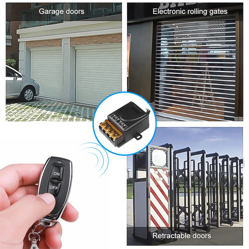 433Mhz prekidač za daljinsko upravljanje AC220V 30A Hign Power On off Predajnik daljinskog upravljača za motor vodene pumpe LED/električni uređaj