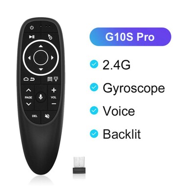2,4 g belaidė mini Air Fly pelė išmanusis balso nuotolinio valdymo pultas G10 G10s Pro giroskopas Ir mokymosi suderinamas su Android PC TV priedėliu