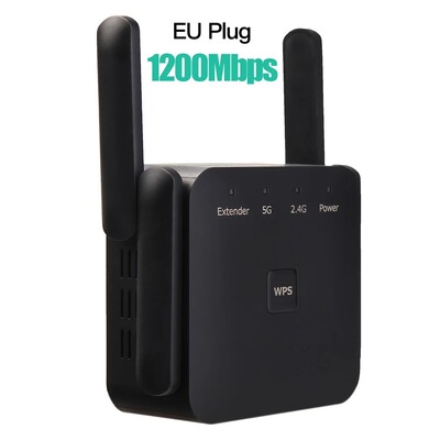 FENVI AC1200 Wifi plėstuvo kartotuvas 1200Mbps signalo stiprinimas dviejų juostų 2,4G/5Ghz Wi-Fi signalo stiprintuvas ilgojo nuotolio tinklas