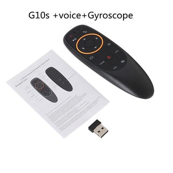 G10S/G10S Pro Smart Voice Remote Control for Android TV Box PC 2.4G RF Gyroscope Wireless Air Mouse IR Learning