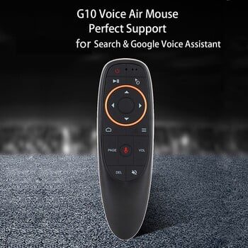 G10S/G10S Pro Smart Voice Remote Control for Android TV Box PC 2.4G RF Gyroscope Wireless Air Mouse IR Learning