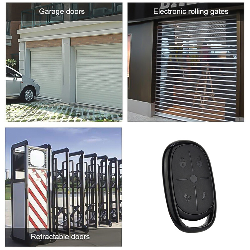 Universāla 433Mhz 315MHZ tālvadības pults 4 kanālu garāžas vārtu atvērējs tālvadības pults kopētājs Klona klonēšanas koda automašīnas atslēga