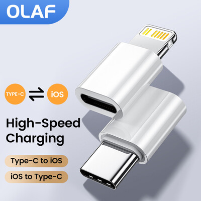 C típusú - Lightning Adapter csatlakozó - C típusú adapter Ios gyorstöltő adapterhez USB C átalakító iPhone-hoz