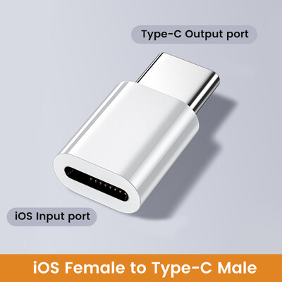 Tip c na Lightning adapter, ženski adapter tipa C za Ios, adapter za brzo punjenje, USB C pretvarač za iPhone